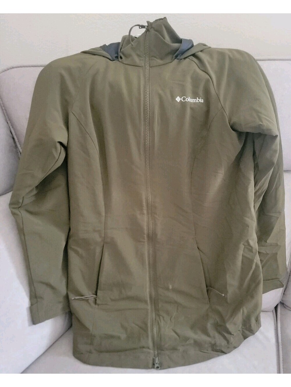 Columbia Women's Switchback Lined Long Jacket, Olive Green, Medium